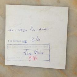 AZİZ NESİN'İN ORİJİNAL 2'Lİ FOTOĞRAF SETİ - 15 x 10 cm ve 10 x 10 cm EBADINDA 2 ADET FOTOĞRAF- AZİZ NESİN SON DÖNEMLERİNDE ÇATALCA BELEDİYE BAŞKANI FIRAT AYKUT'LA HATIRA POZU VERİRKEN ve HALKLA KONUŞMA YAPARKEN ÇEKİLMİŞ ÇOK NET 2 FARKLI FOTOĞRAF