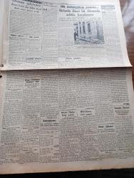 Cumhuriyet Gazetesi - 1 Haziran 1940 - Ateşin İçinden 1 Alman Taarruzu Karşısında Fransa Yazan Nadir Nadi Köşe Yazısı - Ricat İçinde Muvaffakiyetler - İtalya Harbe Girerse Amerika da Derhal Gireceğini Bildirmiş - İtalya Başvekili Mussolini Fotoğraf - Amerikan Reisicumhuru Roosevelt Devlet Reisleriyle Temasta - Tarihte Türkler Ve İngilizler Yazan Ziya Şakir Yazı Dizisi - Küçük Hikaye Bir Sandalyelik Ara Nakleden Rüveyde Sinanoğlu - Selim Sarper Matbuat Umum Müdürü Oldu - Karagöz Hacivat Bursa'da İkisinin Heykeli Yapılacak - Aşk Ve Macera Romanı İlk Ve Son Yazan Esat Mahmut Karakurt Yazı Dizisi - Vefa Beşiktaş Maçı - Galatasaray Şişli Arasında Bir Futbol Turnuvası - Alaturka Güreşler - Habil Ve Kabil Filmi Fransızca Bugün Lale Sinemasında - Azak Bahçesi Açıldı Senenin İki Süper Filmi Caniler Doktoru Ve 3 Kızlar Büyüdüler - Tepebaşı Belediye Bahçesi Büyük Bir Gala İle Açılıyor - Safiye Ayla - Hamiyet Yüceses Ve Selahattin Pınar Her Akşam Belvü Bahçesinde - Bayan Mualla Ve Kemani Sadi