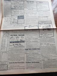 Cumhuriyet Gazetesi - 13 Haziran 1940 - İtalyan Müdahalesinden Sonra Vaziyet Yazan Nadir Nadi Köşe Yazısı - İtalya'ya Yapılan Hava Hücumları - İngiliz Tayyareleri Dün Şimali İtalya'da Torino Ve Genova Şehirlerini Bombardıman Ettiler - İtalyan Tayyareleri Malta Adasına Bir Akın Yaptılar - Paris'in Müdafaasına Başlandı - Amerika'nın Müttefiklere Yapacağı Geniş Yardım - Akdeniz'in Umumi Vaziyetini Gösteren Harita - Türkler Ve İngilizler Yazan Ziya Şakir Yazı Dizisi - Küçük Hikaye Devletler Hukuku İmtihanı Yazan Nuri Refik - Japonlar Uşang'ı İşgal Ettiler - Mısır İtalya İle Siyasi Münasebatını Kesti -  Aşk Ve Macera Romanı İlk Ve Son Yazan Esat Mahmut Karakurt Yazı Dizisi - Bu Hafta Yapılacak Milli Küme Maçları - İngiltere Harp Kupası Finali Oynandı - Fenerbahçe Vefa Maçını Nuri Bosut İdare Edecek - Lorel Hardi Kodeste Bugün Lale Sinemasında - Büyük Kovboy Filmi Goşolar Geliyor Bugün Saray Sinemasında - Alkatraz Kalesi Bugün Lale Sinemasında - Petrol Nizam - Gelincik Sigarası Çıktı