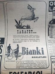 Cumhuriyet Gazetesi - 18 Haziran 1940 - Fransa'nın Sulh Teklifi Yazan Nadir Nadi Köşe Yazısı - Fransa'nın Mütareke Talebi - Hitler İle Mussolini Bugün Münih'te  Buluşacak - İngiltere Hükümeti Harbe Devam Edeceğini Bildirdi - Cevdet Kerim İncedayı Üniversitede Dün Mühim Bir Konferans Verdi - Sovyetlerin Muhtırası - Estonya Ve Letonya Hükümetleri Moskova'nın Yeni Taleplerini Kabul Ettiler - Tarihte Türkler Ve İngilizler Yazan Ziya Şakir Yazı Dizisi - Beynelmilel Portreler General Blanchard -  Küçük Hikaye Duvarda Bir Delik Nakleden Ayşe Osman - Ankara Radyosu Yeni Bir Servis Kuruyor - Hitlerin Beyanatı Alman Devlet Reisi Amerikalı Bir Gazeteciye Neler Söyledi - Fuhuşa Teşvikten Madam Atina 28 Ay Hapse Mahkum Oldu - Aşk Ve Macera Romanı İlk Ve Son Yazan Esat Mahmut Karakurt Yazı Dizisi - Roosevelt Fransız Altınlarını El Koydu - Çöl Kanunu Başrolde Sevimli Bob Beker Yarın Alkazar Sinemasında - Kuvvetsizlik Ve İştahsızlığa Karşı Quina Laroche - Bianki Bisikletleri - Krem Pertev