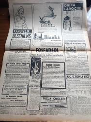Cumhuriyet Gazetesi - 18 Haziran 1940 - Fransa'nın Sulh Teklifi Yazan Nadir Nadi Köşe Yazısı - Fransa'nın Mütareke Talebi - Hitler İle Mussolini Bugün Münih'te  Buluşacak - İngiltere Hükümeti Harbe Devam Edeceğini Bildirdi - Cevdet Kerim İncedayı Üniversitede Dün Mühim Bir Konferans Verdi - Sovyetlerin Muhtırası - Estonya Ve Letonya Hükümetleri Moskova'nın Yeni Taleplerini Kabul Ettiler - Tarihte Türkler Ve İngilizler Yazan Ziya Şakir Yazı Dizisi - Beynelmilel Portreler General Blanchard -  Küçük Hikaye Duvarda Bir Delik Nakleden Ayşe Osman - Ankara Radyosu Yeni Bir Servis Kuruyor - Hitlerin Beyanatı Alman Devlet Reisi Amerikalı Bir Gazeteciye Neler Söyledi - Fuhuşa Teşvikten Madam Atina 28 Ay Hapse Mahkum Oldu - Aşk Ve Macera Romanı İlk Ve Son Yazan Esat Mahmut Karakurt Yazı Dizisi - Roosevelt Fransız Altınlarını El Koydu - Çöl Kanunu Başrolde Sevimli Bob Beker Yarın Alkazar Sinemasında - Kuvvetsizlik Ve İştahsızlığa Karşı Quina Laroche - Bianki Bisikletleri - Krem Pertev