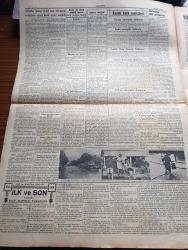Cumhuriyet Gazetesi - 25 Haziran 1940 - Buhranlı Bir Mütareke Yazan Yunus Nadi Köşe Yazısı - Sabahattin Karşı Saat 1,35 ten İtibaren Ordulara Ateşkes Emri Verildi - İtalya Fransa Mütarekesi Dün Akşam İmzalandı - Fransız İtalyan Mütarekesinin İmzalandığı Lanzoni Şatosu Fotoğraf - Harbin Son Günü Dün İtalyan Kıtaları Alplarda Neticesiz Bir Taarruza Geçtiler - Ticaret Vekili Nazmi Topçoğlu Tayyare İle Dün Ankara'ya Gitti - Dost Irak Nazırları Nuri Said Paşa Ve Naci Şevket Ankara'da - Tarihte Türkler Ve İngilizler Yazan Ziya Şakir Yazı Dizisi - Plajlar Canlanıyor - Küçük Hikaye Son Ders - Cenubi Amerika'da Yakalanan Komünistler - İngiltere'de Kurulan Fransız Milli Komitesi - Aşk Ve Macera Romanı İlk Ve Son Yazan Esat Mahmut Karakurt Yazı Dizisi - Bugünkü Radyo Programı - Günün Bulmacası - Reşat Nuri Güntekin'in Ölmez Eseri Taş Parçası Yeni Beşiktaş Bahçesinde - Türkiye İş Bankası - Gripten Sonra En Mükemmel Kuvvet İlacı Quinium Labarraque - Hamiyet Yüceses Her Akşam Belvü Bahçesinde