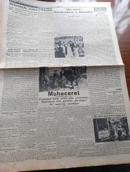 Cumhuriyet Gazetesi - 26 Haziran 1940 - Orta Avrupa'da Ve Balkanlarda Yazan Nadir Nadi Köşe Yazısı - Uzakşarkta Bir Hadise Japonya Harekete Geçti - Çin'e Silah Ve Emtia Nakline Mani Olmak İçin Fransız Hindiçinisi İşgale Başlanıyor - İngiltere Başvekili Churchill'in Mühim Nutku - Fransa İle İtalya Arasındaki Mütarekenin Esasları - Londra'da Hava Bombardımanlarından Yaralananlara Bakacak Olan Gönüllü Hastabakıcılar Fotoğraf- Cumhurreisimiz İsmet İnönü Iraklı Nazırları Dün Kabul Etti - Tarihte Türkler Ve İngilizler Yazan Ziya Şakir Yazı Dizisi - Lokanta ve Gazinolar Beş Sınıfa Ayrıldı - Küçük Hikaye Aşkın Sesi Yazan Nuri Refik - Canavar Düdükleri Nasıl Çalındı Ve Nasıl Duyulmadı - Ankara'da İlkbahar At Yarışları Fotoğraf - Demokrasilerin İç Düşmanları Yazan Peyami Safa - Aşk Ve Macera Romanı İlk Ve Son Yazan Esat Mahmut Karakurt Yazı Dizisi - Spor - Bugünkü Radyo Programı - Bayan Mualla Ve Kemani Sadi Her Pazar Çubuklu Gazinosunda - Bayan Lilo Alexandr Beynelmilel Lantos Caz Orkestrası