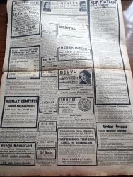 Cumhuriyet Gazetesi - 26 Haziran 1940 - Orta Avrupa'da Ve Balkanlarda Yazan Nadir Nadi Köşe Yazısı - Uzakşarkta Bir Hadise Japonya Harekete Geçti - Çin'e Silah Ve Emtia Nakline Mani Olmak İçin Fransız Hindiçinisi İşgale Başlanıyor - İngiltere Başvekili Churchill'in Mühim Nutku - Fransa İle İtalya Arasındaki Mütarekenin Esasları - Londra'da Hava Bombardımanlarından Yaralananlara Bakacak Olan Gönüllü Hastabakıcılar Fotoğraf- Cumhurreisimiz İsmet İnönü Iraklı Nazırları Dün Kabul Etti - Tarihte Türkler Ve İngilizler Yazan Ziya Şakir Yazı Dizisi - Lokanta ve Gazinolar Beş Sınıfa Ayrıldı - Küçük Hikaye Aşkın Sesi Yazan Nuri Refik - Canavar Düdükleri Nasıl Çalındı Ve Nasıl Duyulmadı - Ankara'da İlkbahar At Yarışları Fotoğraf - Demokrasilerin İç Düşmanları Yazan Peyami Safa - Aşk Ve Macera Romanı İlk Ve Son Yazan Esat Mahmut Karakurt Yazı Dizisi - Spor - Bugünkü Radyo Programı - Bayan Mualla Ve Kemani Sadi Her Pazar Çubuklu Gazinosunda - Bayan Lilo Alexandr Beynelmilel Lantos Caz Orkestrası