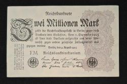 Almanya 2 Milyon Mark 1923 ÇÇT+ KAĞIT PARA