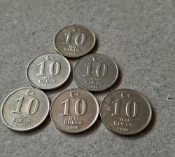 158// 10 Yeni Kuruş( 2005,2006) temiz