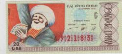 Milli Piyango Bileti 9 Temmuz 1978 Çeyrek Ç Harfi