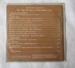 CD: Editor's Choice The Top Ten Discs November 2002 [1 CD]