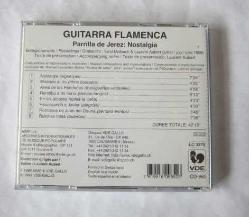 CD: Guitarra Flamenca Parilla De Jerez Nostalgia [1 CD]