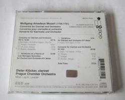 CD: Wolfgang Amadeus Mozart, Concertos for Clarinet and Orchestra [1 CD]