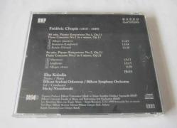 CD: F. Chopin Piyano Konçertoları No. 1 / No. 1 Elza Kolodin - Bilkent Senfoni Orkestrası [1 CD] / Piano Concertos Nos. 1 & 2