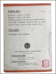 Vita - Calcium tabletleri / Berk Tıbbi Müstahzarat Laboratuarı - Broşür