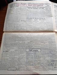 Cumhuriyet Gazetesi - 14 Birincikanun (Aralık) 1940 - Büyük Hadise Yazan Yunus Nadi Köşe Yazısı - Silivri Deniz Faciasının Bilançosu - 122 Kişi Kurtarıldı 103 Cesed Toplandı 127 Kaza Kurbanının Ölüleri Meydanda Yok Fotoğraf - Milli Şefimiz İsmet İnönü Dün Akşam Ankara Civarında Kısa Bir Seyahate Çıktılar - Yunan Ordusu Tepedelene Yaklaşıyor - Yugoslavya Macaristan Arasında Ebedi Dostluk Paktı Belgradda İmzalandı - İtalya'dan Akisler Duçenin Mevkii Tehlikededir - Zeynep Kamil Hastanesi Başhekimi Eyüp Aksoy'u Tehdid Eden Adam Yakalandı - Taksim Eminönü Arasında Otobüs Seferleri - General Kazım Özalp'ın Millete Tavsiyesi - Fransa'da Komünistlere Karşı Takibat - Napolyon'un Oğlunun Kemikleri Viyana'da ki Mezarından Çıkarıldı - Şark Osmanlıcasından Garb Osmanlıcasına Yazan İsmail Hami Danişmend - Hayat Güzeldir Filmi Bugün Melek Sinemasında - Manon Lesko Bugün İpek Sinemasında - Merhametten Maraz Yazan Stefan Zweig Yazı Dizisi - Saray Sinemasında Münir Nurettin Konseri - Atatürk Koşusu