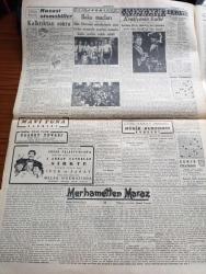 Cumhuriyet Gazetesi - 16 Birincikanun (Aralık) 1940 - Sulha Nasıl İmkan Bulunur Yazan Yunus Nadi Köşe Yazısı - Milli Şef İsmet İnönü'nün Seyahatleri - Münakalat Vekili Cevdet Kerim İncedayı İstanbul'da-  İngiliz Ordusu Libyaya Girdi - İtalya'da İkilik Başgösterdi - Roma Matbuatı Feryada Başladı - Çocuk Esirgeme Kurumu Menfaatine Dün Yapılan Boks Müsabakasında Gösteriş Maçına Çıkarılan İki Yavru - Hitler'in Nutku New York'ta Endişe Verdi - Şiir Gideni Anarak Yazan Fazıl Ahmed Aykaç - Vatan Şairi Namık Kemal'in Annesinin Mezar Taşı Afyonkarahisar'da Bulundu - Küçük Hikaye Deli Mehmedin Efsanesi Yazan Leman Ahıskal - Acayip Tipler Mark Twain Yazan Hamdi Varoğlu - Laval Gitti Flanden Geldi Yazan Ömer Rıza Doğrul Köşe Yazısı - Kızıl Vazo Yazan Peride Celal Yazı Dizisi - Futbolcu Boduri'nin Cenazesi Götürülüyor Fotoğraf - Bugünkü Radyo Programı - Saadet Yuvası Filmi Beşiktaş Suad Park Sinemasında - Münir Nurettin Konseri Saray Sinemasında - Blaupunkt Radyoları - Ali Muhiddin Hacı Bekir