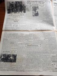Cumhuriyet Gazetesi - 20 İkincikanun (Ocak) 1941 - Kördöğüşü Yazan Yunus Nadi Köşe Yazısı - Harbiyenin Şanlı Alayı Merasime Giderken Fotoğraf - Renkli Tam Sayfa Savaş Haritası - Sakarya Koşusu Fotoğraf - Beşiktaş Süleymaniyeyi 6 0 Yendi - Roosevelt Bugün Yemin Edecek-  İngilizler Sudanda Kasala Kalesini Geri Aldılar - Hitler'le Mussolini Buluştular - Yunan Beyaz Kitabı Yazı Dizisi -  Şişli Çocuk Dispanserine Dişçilik Kısmı Da İlave Edildi - Avukatlar İçin Ücret Tarifesi - Küçük Hikaye Onun Karısıyım - Japonya'da Hükümet Amerika'ya Karşı Tedbirler İçin Mütemadi İçtimada - Kızıl Vazo Yazan Peride Celal Yazı Dizisi - İngiltere'de Pasif Müdafaasında Kadınların Mecburi Hizmeti - Bugünkü Radyo Programı - Şehir Tiyatrosu Komedi Kısmında Paşa Hazretleri - Basketbol Maçları - Singer Saati - Oğuz Özdeş'in Hasret Romanı Çıktı