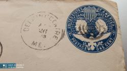 1893 USA POSTA MEKTUP ZARFI