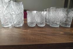 Kesme Kristal Bardak Takımı 24 parça