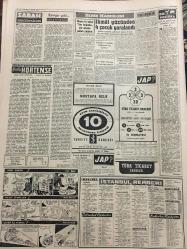 YENİ SABAH GAZETESİ 15 EYLÜL 1958 YIL :21 SAYI :7015---EOKA Sivil İngilizlere Karşı da Harp İlan Etti ---Polatkan ın Washington temasları---İstihsalimiz nüfus artışı ile denk değil --Zirai gelirlerden alınacak vergi esasları tespit edildi --Maarif Vekaleti Defter Satacak --Belediye iktisadi murakabe müdürlüğü faaliyete geçti --Kazmalı katil doktor geçinmiş ---Kevgir gibi :Siyavuşgil ---İhmal yüzünden 4 çocuk yaralandı --İstanbul Rehberi ---CHP Meclis toplantısında dün iktisadi meseleler görüşüldü ---Trafik kazasında 1 ölü ,1 yaralı --14 Namzet Futbolcu Bugün İlan Edilecek --Vefa -da ilk puanını Galatasaray dan aldı :0-0--Fenerbahçe ,Hacettepe yi ikinci devrede yendi :4-1---Taksim -Y.Direk i 2-0 ,Sarıyer de Hasköy ü 2-1 mağlup etti --Galatasaray Türkiye kürek şampiyonu --Bayar ,Babür Şahın kabrini ziyaret etti --Baykam ,Kırdar a cevap verdi --Orme işçilerinin  kongresi gürültü ve patırtı ile bitti ---Göçebe okul --Bölükbaşı dün D.P ve CHP ye çattı ---