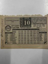 Efemera - 10 Kasım 1994 Takvim Yaprağı - kitantik - kitaLog