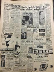 YENİ SABAH GAZETESİ 22 HAZİRAN 1958 YIL :21 SAYI:6933--İngiltere ,planı tatbike başlıyor : Adada seçim kütüklerini  tanzim için emir verildi --Patrik gençlere cevap vermedi --Zirai kazançlardan da gelir vergisi alınacak --Şehir hatları bilet ücretleri indiriliyor ---Şeker yok :Sıkıntı temmuz 15 e kadar devam edecek --Yunanlılar trenlerimizi taşlamağa devam ediyor ---Ankara da suni benzin darlığı yaratıldı --Kızına genelevde rastlayan bir baba intihar etti ---Hasbi Beyin Sandviçi :Siyavuşgil --İstanbul Rehberi ---Nagy ile Maleter  in Rumanya da idam edildikleri iddia olunuyor ---Şilepçilerin navlun krizi devam ediyor --1958 Avrupa Güzellik  Kraliçesi Seçimi ---Tunus ve Fas işbirliği tahakkuk etti --İngiltere planı tatbike başlıyor ----Dünkü on iki güreşte sekiz galibiyet bir beraberlik ,üç mağlubiyet aldık ---Beşiktaş ,Recep in golü ile I.Spor u tekrar yendi :1-0---Atletizm de iki dünya rekoru ---Fenerbahçe -Vefa ,Beşiktaş -Beykoz ve Galatasaray -Güneş  oynuyorlar ---