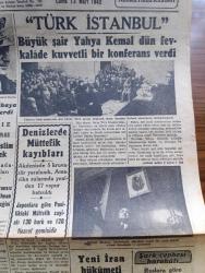 Cumhuriyet Gazetesi - 13 Mart 1942 - Her Tarafta Faaliyet Yazan Yunus Nadi Köşe Yazısı - 1000 Yunanlı Çocuk Getirildikten Sonra İkinci Bir Çocuk Kafilesi Daha Memleketimize Gelebilir - Birmanyada Japon ileri Hareketini Gösterir Harita - Büyük Şair Yahya Kemal Dün Fevkalade Kuvvetli Bir Konferans Verdi - Vişi Amerika'ya Teminat Verdi Fransız Donanması Mihvere Teslim Edilmeyecek - Yeni İran Hükümeti Kuruldu - Başvekil Doktor Refik Saydam - Ateş Koşusu Taksim Sinemasında - Safiye Ayla Maksimde - Dahi Willy Forst'un Şaheseri Operet Bu Akşam Ses Sinemasında -  Sızı Yazan Mükerrem Kamil Su Yazı Dizisi - Peri Kunduraları - Japonya'nın Siyaseti Yazan Ömer Rıza Doğrul - Hayat Sürekli Bir Savaştır Yazan Burhan Felek - İnönü Koşusu - Tanınmış Macar Artistlerinden Bayan Rita Güzelliğini İlonka Kremi Kullanıyor - Bugünkü Radyo Programı - Bulmaca - Deva Ağrı Kesici