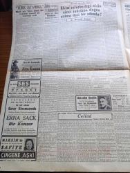 Cumhuriyet Gazetesi - 13 Mart 1942 - Her Tarafta Faaliyet Yazan Yunus Nadi Köşe Yazısı - 1000 Yunanlı Çocuk Getirildikten Sonra İkinci Bir Çocuk Kafilesi Daha Memleketimize Gelebilir - Birmanyada Japon ileri Hareketini Gösterir Harita - Büyük Şair Yahya Kemal Dün Fevkalade Kuvvetli Bir Konferans Verdi - Vişi Amerika'ya Teminat Verdi Fransız Donanması Mihvere Teslim Edilmeyecek - Yeni İran Hükümeti Kuruldu - Başvekil Doktor Refik Saydam - Ateş Koşusu Taksim Sinemasında - Safiye Ayla Maksimde - Dahi Willy Forst'un Şaheseri Operet Bu Akşam Ses Sinemasında -  Sızı Yazan Mükerrem Kamil Su Yazı Dizisi - Peri Kunduraları - Japonya'nın Siyaseti Yazan Ömer Rıza Doğrul - Hayat Sürekli Bir Savaştır Yazan Burhan Felek - İnönü Koşusu - Tanınmış Macar Artistlerinden Bayan Rita Güzelliğini İlonka Kremi Kullanıyor - Bugünkü Radyo Programı - Bulmaca - Deva Ağrı Kesici