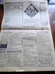 Cumhuriyet Gazetesi - 20 Mart 1942 - Barış Yapılamaz Mı Yazan Yunus Nadi Köşe Yazısı - Milli Şefimiz İsmet İnönü'nün Ege Seyahatleri Fotoğraf - Refet Ülgen ve Yeğeni Dün Beraat Ettiler - Müttefikler Tebliği Yeni Gine Sularında Japon Filosuna Şiddetli Bir Hava Taarruzu - Savaş Haritası - General Rommel Afrika Orduları Kumandanı Oldu - Amerikan Uçan Kale Tayyaresi Fotoğraf - Japon Harp Tebliği Sumatranın İşgali Tamamlandı - Sanatçı Mülakatları Ve Akademiler Yazan Celaleddin Ezine - Türk Filmi Kıskanç Başrolde Cahide Fatma Arkan Ve Suavi Tedü İpek Sinemasında - Balıkçının Karısı Ses Sinemasında - Merhum Boksör Küçük Kemal'in Kabri Yapılacak - Galatasaraylıların Çayı - Anıtkabir Jürisi Yetkilinin Bildirdi - Para Ve Ayak Yazan Burhan Felek - Sızı Yazan Mükerrem Kamil Su Yazı Dizisi - Futbol Grup Birincilikleri 27 Nisan'da Başlıyor - Şehir Tiyatrosu Temsilleri - Tepebaşı Dram Kısmında Para Oyunu - Bulmaca - Sinir Kırıklık Ve Bütün Ağrılara Deva Ağrı Kesici - Bugünkü Radyo Programı - Borsa