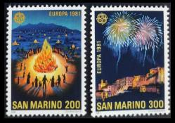 +++ SAN MARINO CEPT AZİZ DENİZCİ OYUNLARI      1981  - DAMGASIZ