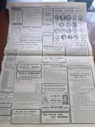Cumhuriyet Gazetesi - 27 Mayıs 1944 - Bütçe Konuşmaları Yazan Profesör Doktor Yavuz Abadan Köşe Yazısı - Sofyaya Karşı Tazyik Artıyor - Bulgaristan'a Yeni Alman Kuvvetleri Gelmiş - Roosevelt'in Beyanatı Harp Sonuna Ait Emniyet Planı Hazır - Romaya 33 Kilometre Mesafede Savaş - Moskova'da Bir Polonya Sovyet Meclisi Kuruldu - Futbolcu Bekir Almanya'da Öldü - İlköğretim Davası - Giyecek Eşyası Ve Bazı İçkiler Ucuzlatılacak - Yeni Harflerle İlk Altın Para Bugün Basılıyor - Türkiye Güreş Birincilikleri Fotoğraf - Müzeyyen Senar Işıl Sadi Işılay ve Mualla Gökçay Tepebaşı Belediye Bahçesinde - Bir Hayatın Filmi Yazan İsmail Habib Sevük - Şirketi Hayriye - Sokaktan Gelen Kadın Yazan Esat Mahmut Karakurt Yazı Dizisi - Dertli Pınar Filmi Kadıköy Hale Sinemasında - Güreş Tekirdağlı Hüseyin Ve Habeş Kasım Bu Pazar Şehzadebaşı Süleymaniye Kulübünde - Memleketimizin En Kıymetli Ses Ve Saz Sanatkarları Maçkada Küçük Çiftlik Parkında - Bugünkü Radyo Programı - Büyükdere Beyaz Park Açıldı - Borsa