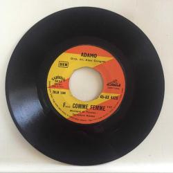 Adamo / Valse D'été - F... Comme Femme / Turkey 1968 / 45'lik / *pop*