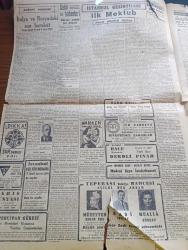 Cumhuriyet Gazetesi - 2 Haziran 1944 - Gençlik İçin Harcadığımız Gayret Nedir Yazan Nadir Nadi Köşe Yazısı - Dünya Emniyet Planı Washington'da Toplanması Beklenen Konferans - Yeni Bulgar Kabinesi Sofyanın Alman Taleplerini Aynen Kabul Ettiğini Bildiriliyor -  Roma Önlerinde Alman Hattı Yarıldı - Trakya'da Bir Tren Köprüsü Yıkıldı - Beykoz Kundura Fabrikası İş Hacmini Çok Arttırdı -  Çorum Okulunun İstanbul'da Satılan Çimentoları - Askeri Vaziyet İtalya Ve Rusya'daki Son Harekat Yazan Emekli General H. Emir Erkilet Yazı Dizisi - İlk Mektup Yazan Fazıl Ahmed Aykaç - Çölde Aşk Geceleri Şark Sinemasında - Seviştiğimiz Zamanlar Ar Sinemasında - Müzeyyen Senar Işıl Sadi Işılay Ve Mualla Gökçay Tepebaşı Belediye Bahçesinde - Gazi Koşusu - Ankara'da Yapılacak Altıncı Hafta Koşularına Ait Tahminler - Sokaktan Gelen Kadın Yazan Esat Mahmut Karakurt Yazı Dizisi - Sinema Biletlerine Yapılan Zam - Erzurum İstanbul Hava Seferleri Başladı - Bugünkü Radyo Programı - Hamiyet Yüceses-  Zehra Bilir