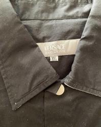 Retro Vintage Giyilmemiş Gianni Versace Siyah Yazlık Gömlek XXL