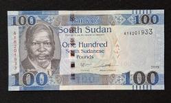 Güney Sudan 100 Pound 2019 ÇİL KAĞIT PARA