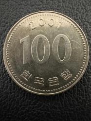 Güney Kore 100 Won 2001