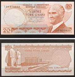 TÜRKİYE 6. EMİSYON 5-10-50-100 LİRA ÇİL