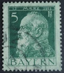+++ ALMANYA BAYERN PRENS REGENT LUITPOLD    1911   5P    B - DAMGALI