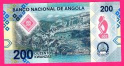 Angola 200 Kwanzas 2020 p160 UNC (TK 17 451) ÇİL