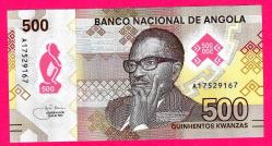 LOT.7 » Angola 500 Kwanzas 2020 p161 UNC (TK 17 461) ÇİL