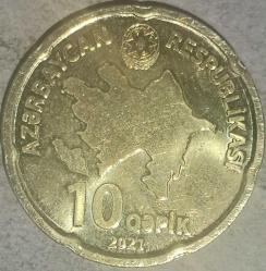 AZERBAYCAN  2021  10 QEPIK