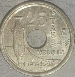 İSPANYA  1997   25 PESETA