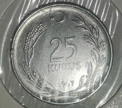 TÜRKİYE 1967   25  KURUŞ