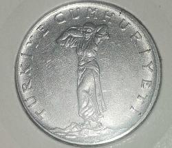 TÜRKİYE 1967   25  KURUŞ