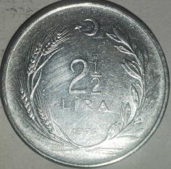 TÜRKİYE   1976    2,5  LİRA