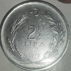 TÜRKİYE   1975    2,5  LİRA