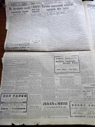 Cumhuriyet Gazetesi - 6 İkinciteşrin (Kasım) 1944 - Hitler Öldü Mü Yazan Nadir Nadi Köşe Yazısı - Tuna Meydan Muharebesi - Peştenin Büyük Köprüsü Bir İnfilak Harap Oldu - - Sovyet Orduları Düşman Mevzilerine Ateş Açıyor Fotoğraf - Dün Yapılan Futbol Ve Boks Müsabakaları - Galatasaray Vefa Maçından Fotoğraf - Vatan Hainleri Yunanistan'da 10 Nazır Harp Divanına Veriliyor - Merinos Fabrikası Kumaş İhtiyacını Karşılıyor - Berlin Askeri Mahsulleri Pek Yakında Umumî Bir Taarruz Bekleniyor - Düşman Yumruğu Altında Paris Bu Akşam Sümer - Galatasaray Fenerbahçe'yi Basketbolda 46 25 Mağlup Etti - Kapıdan Bir Kadın Girdi Yazan Warwick Deeping Yazı işleri - Ankara At Yarışlarının Neticeleri - Yeni Para Basılıyor - Bugünkü Radyo Programı - Bulmaca - Gripin - Hasan Kuvvet Şurubu - Şafak Pirinç Unu - Nora Radyo