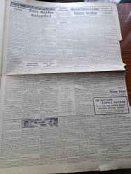 Cumhuriyet Gazetesi - 6 İkinciteşrin (Kasım) 1944 - Hitler Öldü Mü Yazan Nadir Nadi Köşe Yazısı - Tuna Meydan Muharebesi - Peştenin Büyük Köprüsü Bir İnfilak Harap Oldu - - Sovyet Orduları Düşman Mevzilerine Ateş Açıyor Fotoğraf - Dün Yapılan Futbol Ve Boks Müsabakaları - Galatasaray Vefa Maçından Fotoğraf - Vatan Hainleri Yunanistan'da 10 Nazır Harp Divanına Veriliyor - Merinos Fabrikası Kumaş İhtiyacını Karşılıyor - Berlin Askeri Mahsulleri Pek Yakında Umumî Bir Taarruz Bekleniyor - Düşman Yumruğu Altında Paris Bu Akşam Sümer - Galatasaray Fenerbahçe'yi Basketbolda 46 25 Mağlup Etti - Kapıdan Bir Kadın Girdi Yazan Warwick Deeping Yazı işleri - Ankara At Yarışlarının Neticeleri - Yeni Para Basılıyor - Bugünkü Radyo Programı - Bulmaca - Gripin - Hasan Kuvvet Şurubu - Şafak Pirinç Unu - Nora Radyo