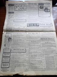 Cumhuriyet Gazetesi - 7 İkinciteşrin (Kasım) 1944 - Bugün Amerika'da Yazan Nadir Nadi Köşe Yazısı - Stalin'in Dünkü Nutku Harbi Müttefikler Kazanacaklardır Artık Şüpheye Yer Yoktur - Amerika'da Seçim Günü Elli Milyon Amerikalı Oy Verecek - Amerika'da Demokratların Adayı Roosevelt Cumhuriyetçilerin Adayı Dewey Fotoğraf - İspanyol Milli Kongresinin Kararları Frankoyu Düşürmek Üzere Bir Plan Gerçekleştirildi - Berlin'de Nutuklar Himmler Ve General Guderian Halka Teminat Veriyorlar - Beynelmilel Portreler Thomas E. Dewey - Ankara Halkevinde Sadi Tek Tiyatrosu - Acı Hatıralar Kadıköy Opera Sinemasında - Roosevelt Mi Yoksa Devey Mi Seçilecek Yazan M. Kenan Kan - Kapıdan Bir Kadın Girdi Yazan Warwick Deeping Yazı - Her Gün Alacak Değiliz Ya Yazan Burhan Felek Köşe Yazısı - Bugünkü Radyo Programı - Bulmaca - Tural Öksürüğü Ve Bronşiti Derhal Keser - Hagenuk Yüksek Hassasiyet ve Randımanlı Radyolar - İstanbul Belediye Şehir Tiyatroları Dram Kısmı Doktorun Hatası - Kuru Kahveci Mehmet Efendi