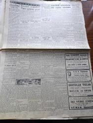 Cumhuriyet Gazetesi - 12 İkinciteşrin (Kasım) 1944 - Havacılık Konferansı Ve Türkiye Yazan Abidin Daver Köşe - Ebedi Şefimiz Atatürk'ün 6. Ölüm Yılı Dolayısıyla Anma Yapıldı Fotoğraf - İsmet İnönü Ebedi Şefin Mezarına Çelebi Koyuyor Fotoğraf - Sovyet Orduları Tuna Nehrini Geçti - Bebek İstinye Yolu Dün Açıldı - Amerikalı Boksörlerle Dün Yapılan Müsabaka - Üç Karşılaşmadan İkisini Boksörlerimiz Birini De Amerikalı Abrahams Kazandı Fotoğraf - Dün Fenerbahçe Stadyumunda Büyük Bir Tören Yapıldı İzciler And İçtiler - Washington Büyükelçimiz Münir Ertegün Vefat Etti - Almanların Yeni Silahı - Haftanın Şakaları Yazan Burhan Felek - Kapıdan Bir Kadın Girdi Yazan Warwick Deeping Yazı Dizisi - Öldürün Bu Kadını Bugün Taksim Sinemasında - Ses Tiyatrosunda Leblebici Horhor Ağa -  Müzeyyen Senar Işıl Borsa Kıraathanesinde - Derman Ağrı Kesici - Zehra Bilir Safiye Tokay Ve Salahaddin Pınar Her Akşam Novotni Oteli Altında Aile Saz Salonunda - Mualla Gökçay Her Akşam Maksimde -  Çapamarka