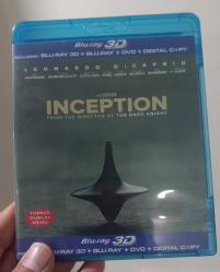 İNCEPTİON BLU-RAY FİLM. KONDİSYON YÜKSEK KOLEKSİYONLUK NADİR