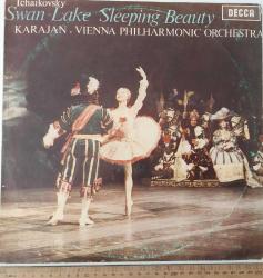 TCHAİKOVSKY SWAN LAKE SLEEPİNG BEAUTY KARAJAN:VIENNA PHILHARMONIC ORCHESTRA DECCA-LONDON BASKISI 33 LÜK 2.EL AKTİF PLAK